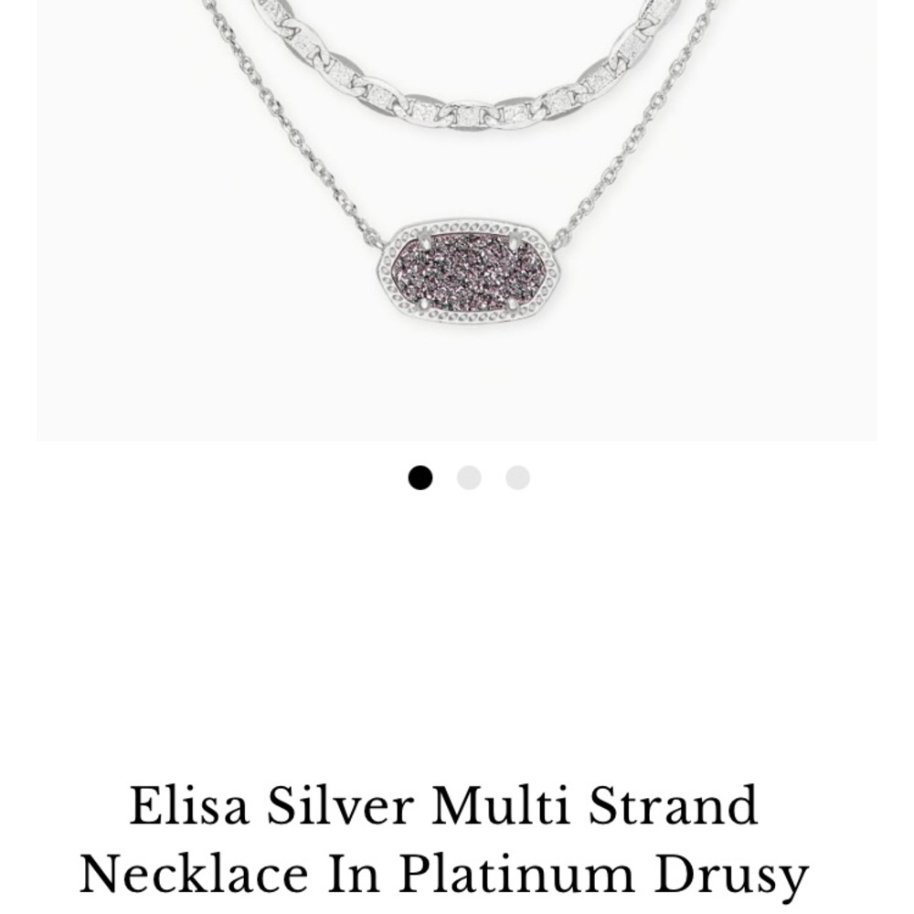 Elisa Multi-strand Necklace.